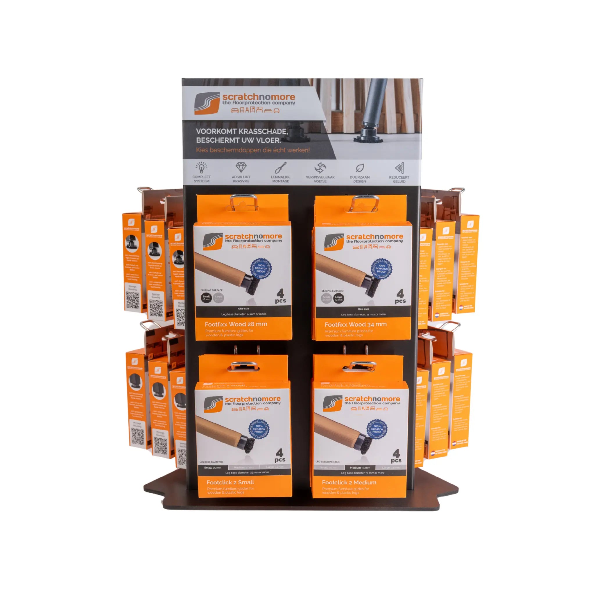 Display  (Incl. 12 x 6 verpakkingen van 4 stuks)
