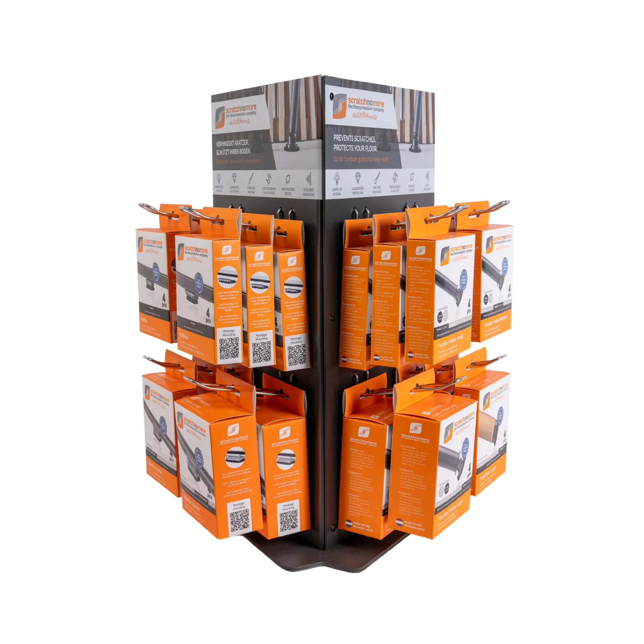 Display  (Incl. 12 x 6 verpakkingen van 4 stuks)